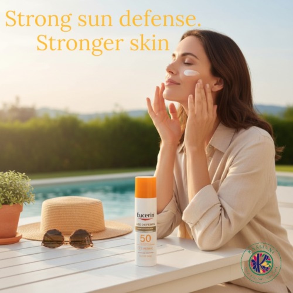 Eucerin SPF 50 Sun Age Defense‎ Face Sunscreen – Lightweight Anti‑Aging Lotion